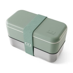 Monbento Sense Original bento lunchbox 1,2 l - Green Natural