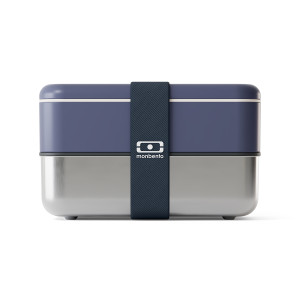 Monbento Sense Original bento lunchbox 1,2 l - Natural Blue