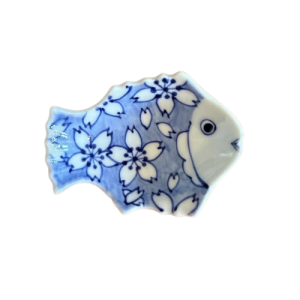Japoński talerzykz porcelany - Medetai i sakura