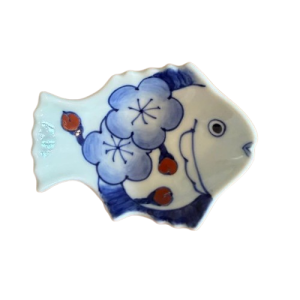 Japoński talerzyk z porcelany - Medetai Ume
