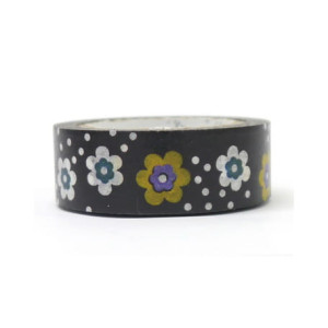Taśma washi Shinzi Katoh - kwiaty