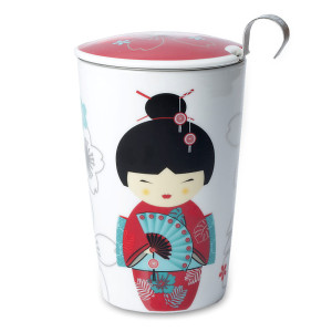 OUTLET Porcelanowy kubek termiczny Teaeve - Kokeshi