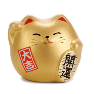 Maneki Neko Feng Shui - fortuna 5,5 cm