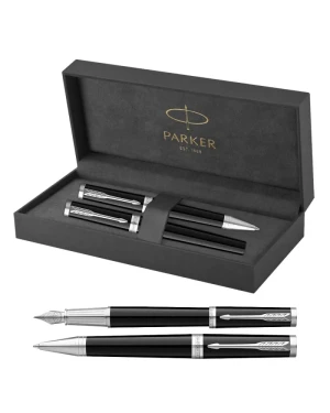Długopis + Pióro Parker Ingenuity Czarne CT (2181997/1)