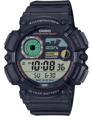 ZEGAREK MĘSKI CASIO Digital Moonphase WS-1500H-1A + BOX