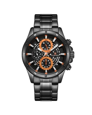 ZEGAREK MĘSKI NAVIFORCE - NF9149 (zn090a) black / orange + BOX