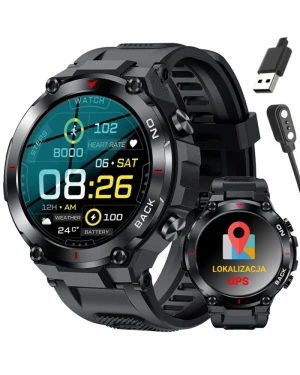 SMARTWATCH MĘSKI GRAVITY GT8-1 - z GPS (sg017a)