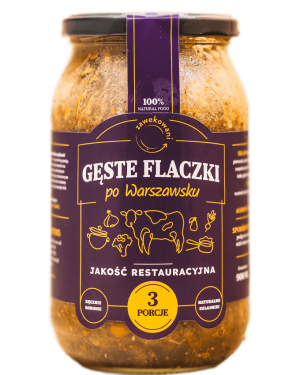 Gęste flaczki po Warszawsku 350 ml = 1 porcja