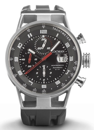 Zegarek męski Locman Montecristo Automatic Chronograph 0516A07S-00GYRDSA