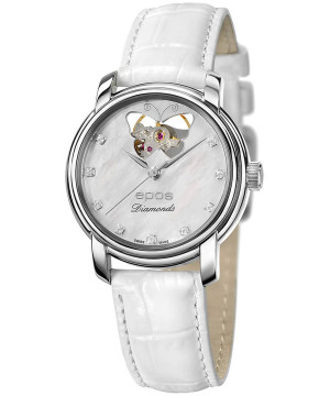 Zegarek damski Epos Ladies Diamonds Open Heart Automatic 4314.133.20.89.10