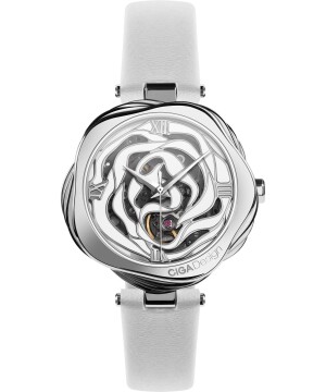 Zegarek damski Ciga R Danish Rose Skeleton Automatic R022-SISI-W1