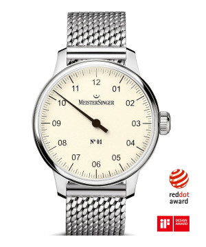 Zegarek męski MeisterSinger N°01 AM3303_MIL20