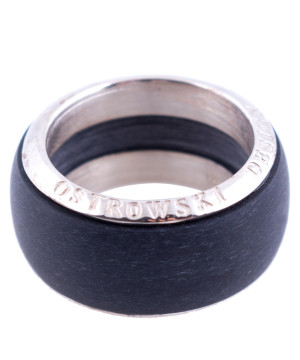Pierścionek Ostrowski Design Joy Line Max Black JL-R-MAX-16-czarny