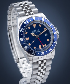 Zegarek męski Davosa Vintage Diver GMT 163.500.40