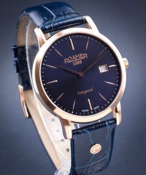 Zegarek męski Roamer Vanguard Slim Line 979809 49 45 09 (979809.49.45.09)