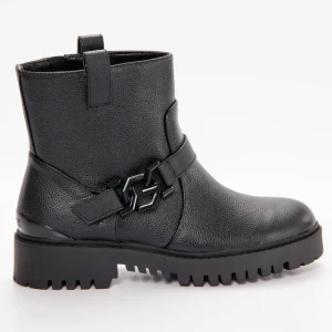 Boots Guess Classic logo metal Femme Noir 37
