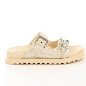 Claquette Guess Fatema logo 4G Femme Beige 36