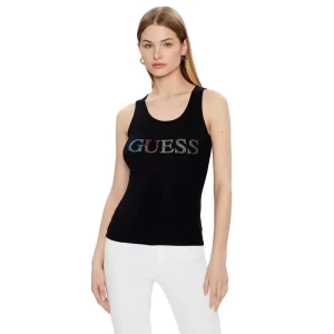 Débardeur Guess Logo multi color Femme Noir XS