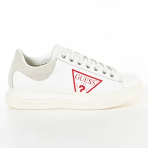 Basket Guess Red logo triangle Homme Blanc 45