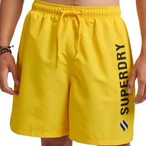Maillot de bain Superdry vintage Homme Jaune M