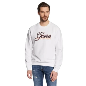 Sweat Guess beau Homme Blanc XXL