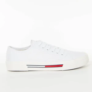 Basket Tommy Jeans flag Femme Blanc 36