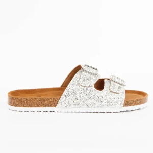 Claquette Kaporal shine Femme Argent 38