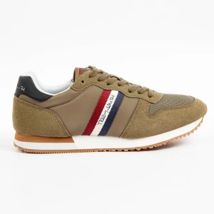 Basket Teddy Smith tricolore Homme Kaki 40