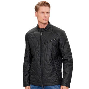 Veste Guess Quilted Homme Noir M