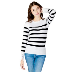 Pull Guess Maia Femme Blanc M