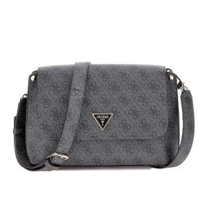 Sac bandoulière Guess Meridian 4g Femme Noir Taille unique