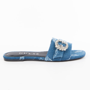 Claquette Guess jolly Femme Bleu 38