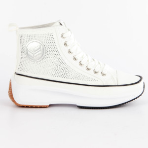 Basket Kaporal Authentic Femme Blanc 40