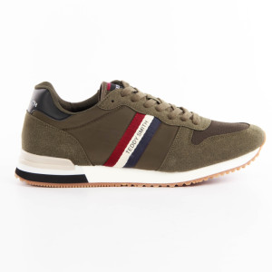 Basket Teddy Smith tennis Homme Kaki 40