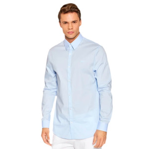 Chemise Guess Classic Homme Bleu XS