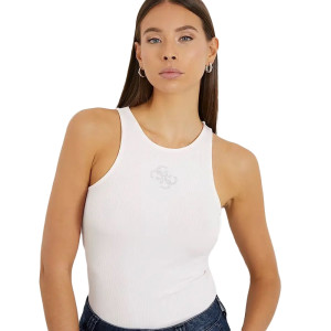 Débardeur Guess Guendalina Femme Blanc L