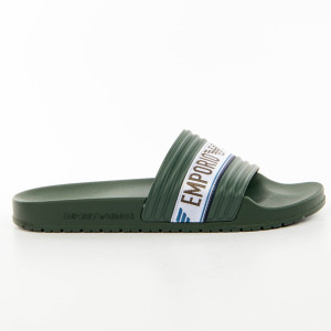 Giorgio Armani Claquette Emporio Armani Eagle Homme Kaki 40