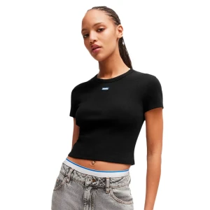 T shirt Hugo baby Femme Noir L