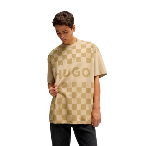 T shirt Hugo Narliparo Homme Marron S