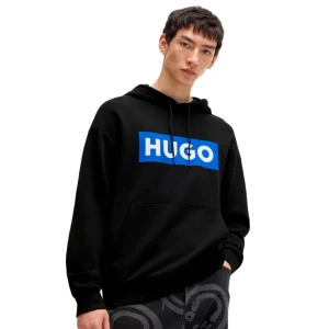 Sweat Hugo signature Homme Noir XS