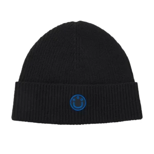Bonnet Hugo badge Xafi B Homme Noir Taille unique
