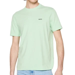 T shirt Boss Essential Homme Vert XS
