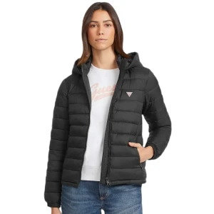 Doudoune Guess Mini triangle Femme Noir XS