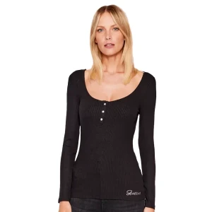 Pull Guess Karlee Femme Noir S