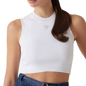 Débardeur Guess Mini triangle Femme Blanc S
