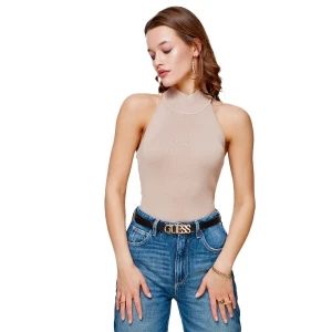 Débardeur Guess line one Femme Rose S