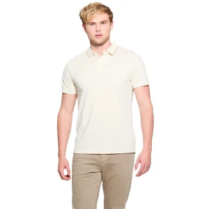 Polo Guess Logo 4G Homme Blanc S