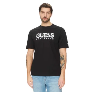T shirt Guess Beachwear Homme Noir XXL