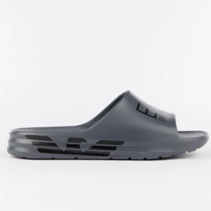 Claquette EA7 Logo Print Homme Noir 42