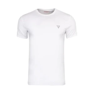 T shirt Guess Mini triangle Homme Blanc XXL